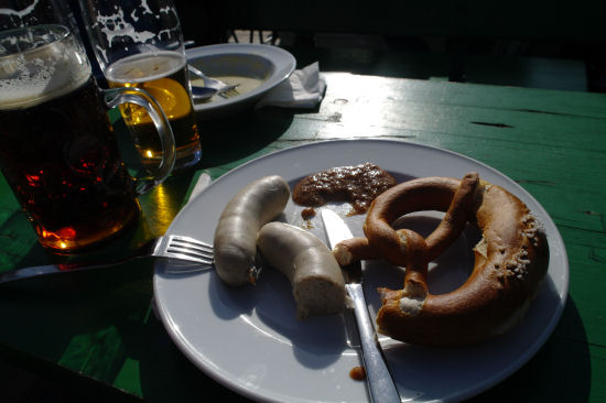 Weisswurtst - Typische bayrische žrádlo